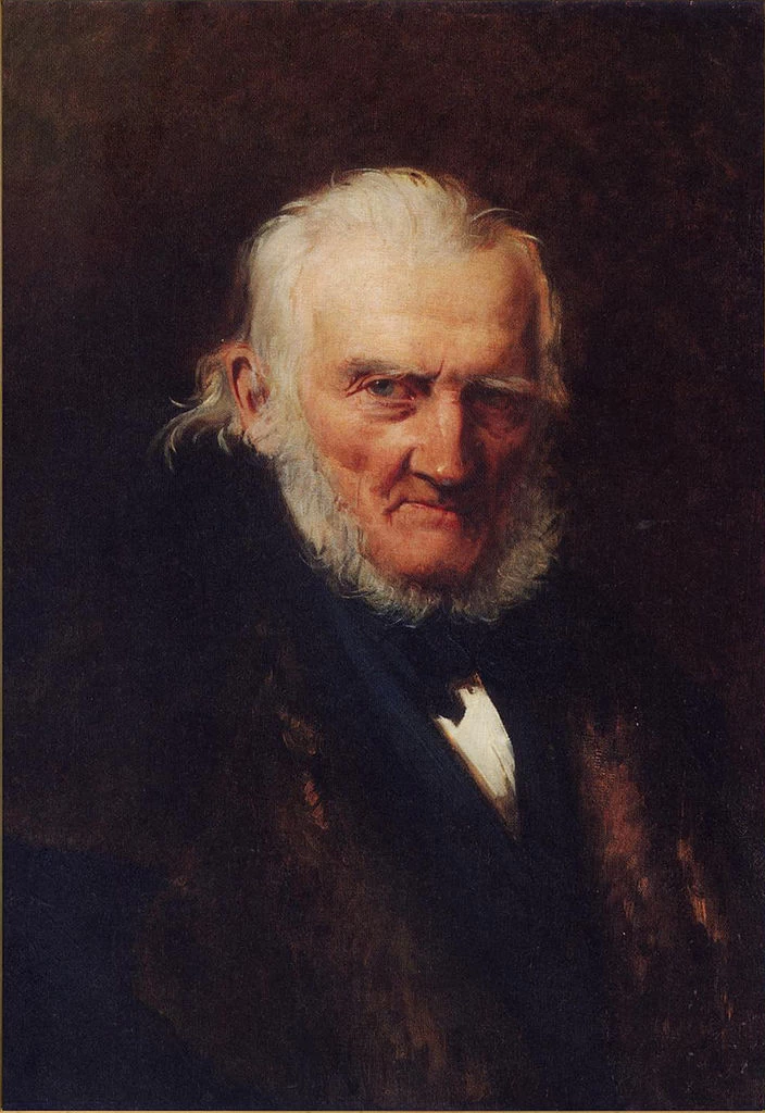 Julie Wilhelmine Hagen - Schwarz, Ritratto di August Mattias Hagen, Tartu Art Museum's painting collection